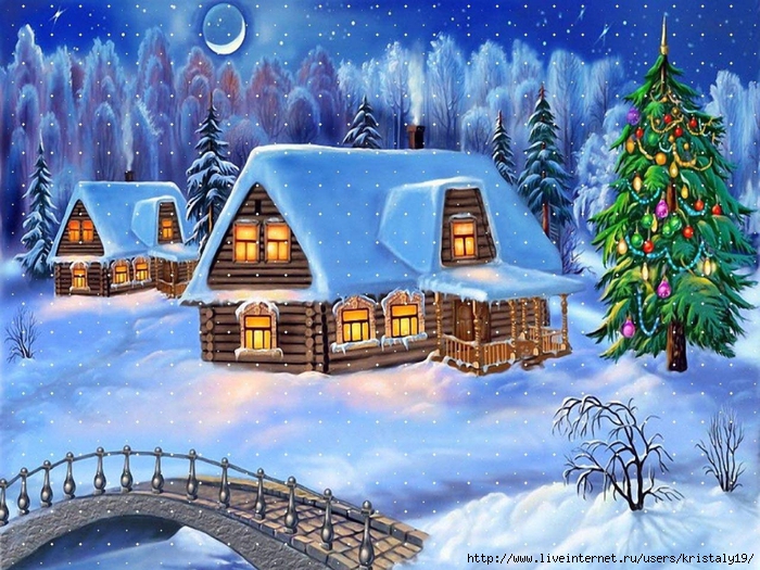 house_fur-tree_snow_winter_new_year_bridge_christmas_card_1000_1024x768 (700x525, 382Kb)