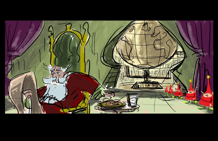 Santa's study (700x452, 196Kb)