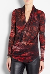  Helmut Lang Midnight Floral Drape Blouse (472x700, 249Kb)