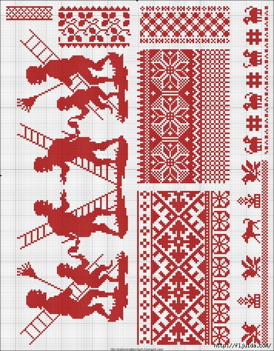 Collected velikorusskih and malorossiyskih patterns for embroidery - 09 (546x700, 489Kb)