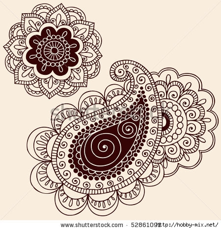 stock-vector-hand-drawn-henna-mehndi-tattoo-flowers-and-paisley-doodle-vector-illustration-design-elements-52861091 (450x470, 192Kb)