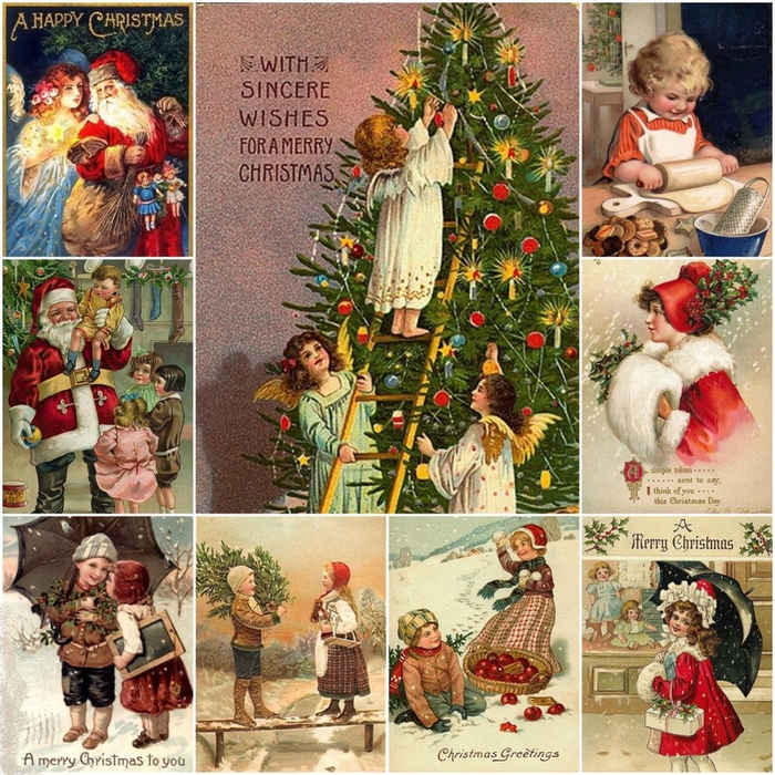 Merry Christmas — открытки и гифки