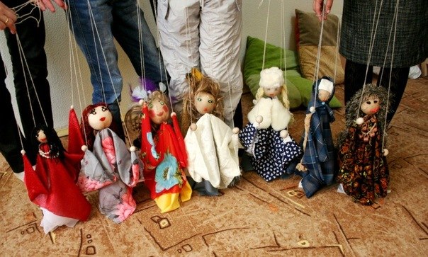Куклы-марионетки своими руками