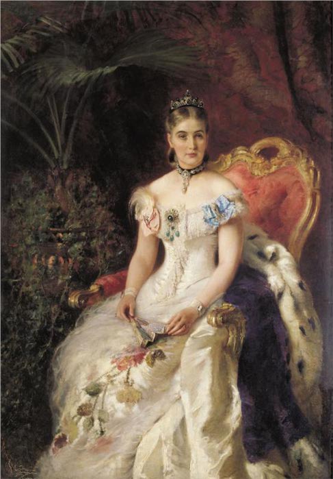 Portrait of Countess Maria Mikhailovna Volkonskaya, 1905 (487x700, 52Kb)