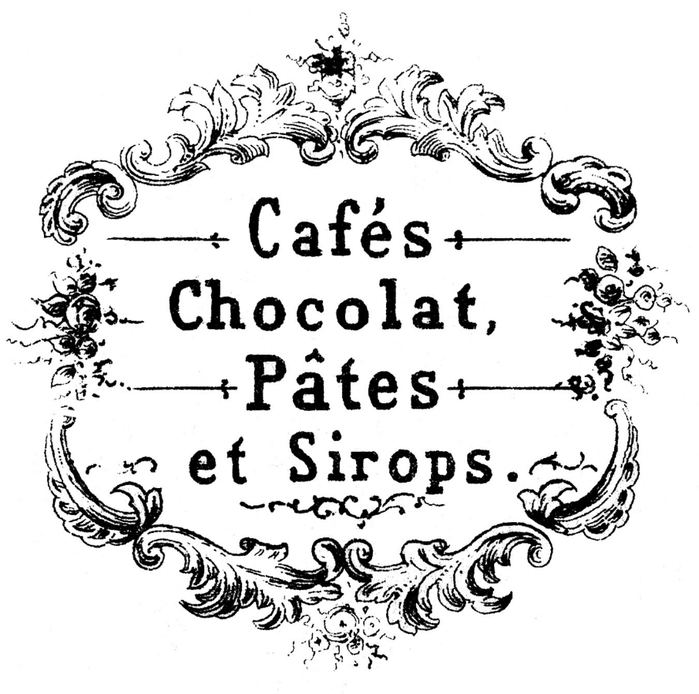 chocolat cafe vintage graphicsfairy3bwm (700x694, 203Kb)