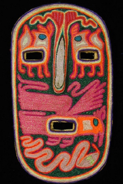 Huichol Yarn Mask (400x600, 109Kb)