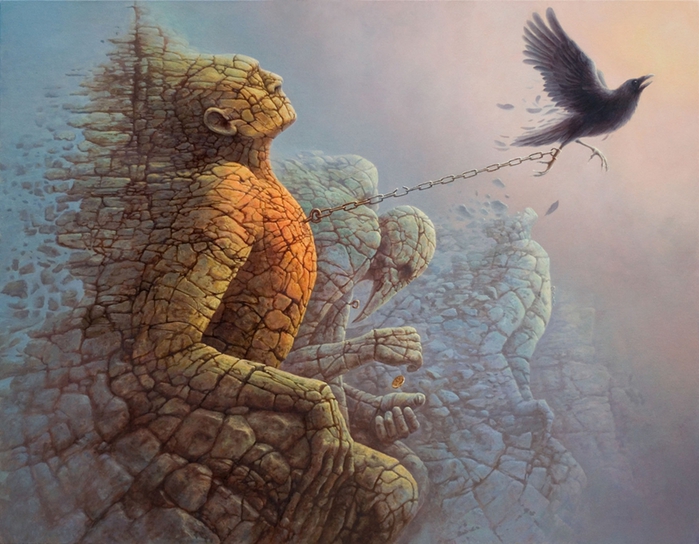 Tomasz Alen Kopera 1976 - Polish Magical Surrealism  painter - Tutt'Art@ (32) (700x544, 281Kb)