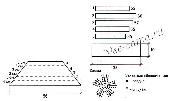 Схема вязания берета/3337907_Goluboiberetsshnurochkomshema (700x416, 37Kb)