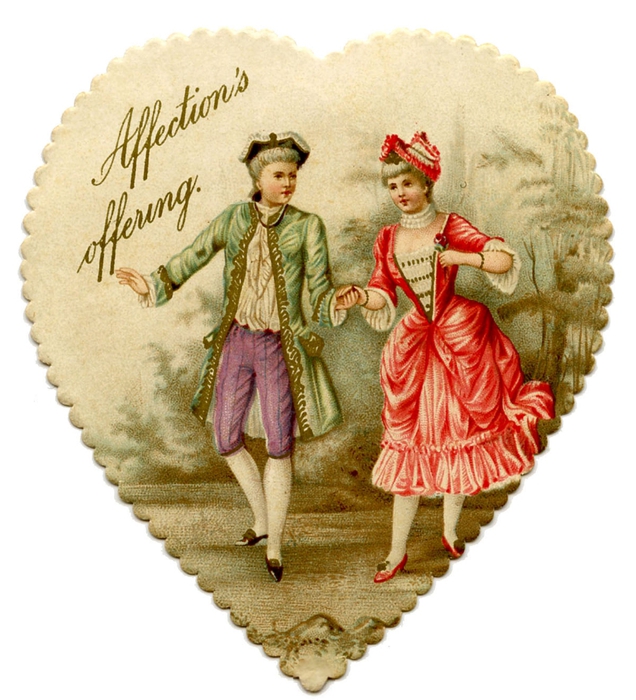 valentine garland vintage image GraphicsFairy1 (636x700, 279Kb)