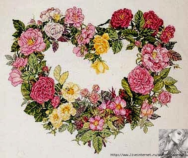 Rose Heart Wreath (640x540, 238Kb)