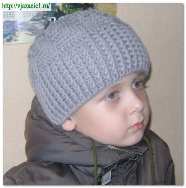 Шапка на мальчика спицами – 24 вязаные шапочки со схемами вязания и описанием