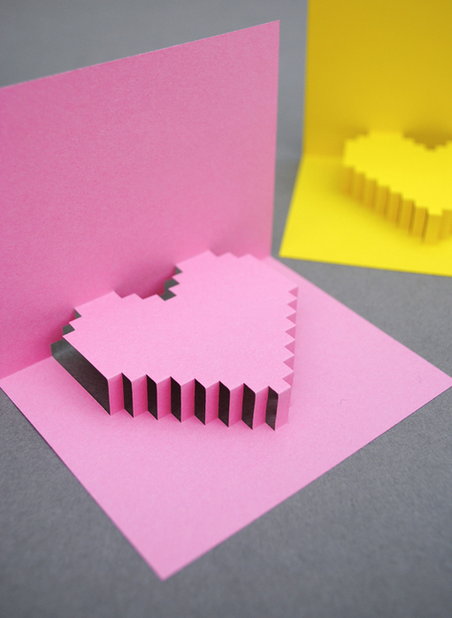 ВАЛЕНТИНКИ 3D из бумаги Своими Руками/ Valentine's Day Crafts: 3D Heart