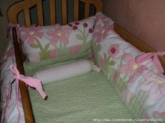 Размеры бортиков в детскую кроватку