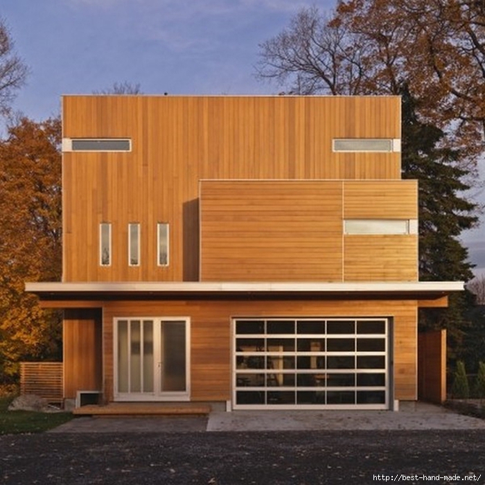 stylish brown wood house imaginations (700x700, 308Kb)