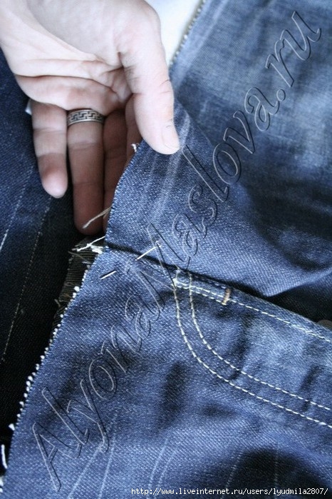 Как сшить детскую юбку с оборками из старых джинсов
