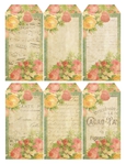  Gift tags ~ Queen of Flowers ~ lilac-n-lavender (540x700, 305Kb)