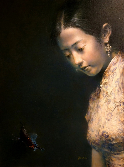Китайский художник Yang Yi. 