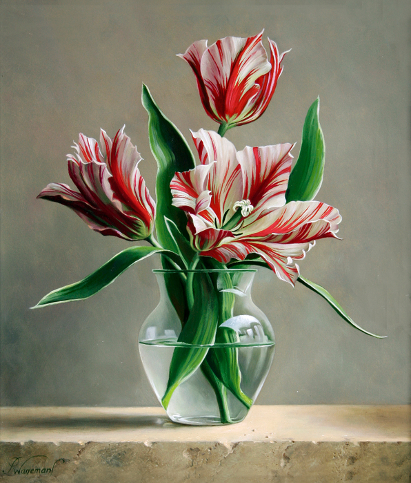 цветочные натюрморты Pieter Wagemans 2 (596x700, 556Kb)