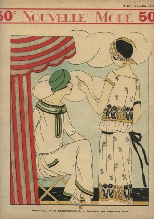 1923 Dresses for the beach (494x700, 95Kb)