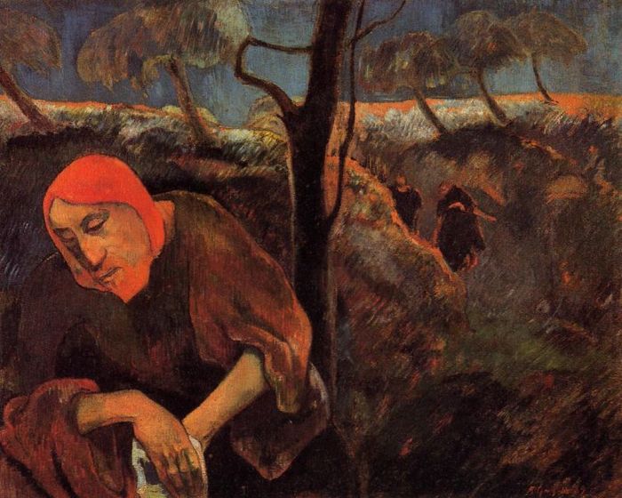 5 Christ in the Garden of Olives by Paul Gauguin, 1889 (700x560, 76Kb)