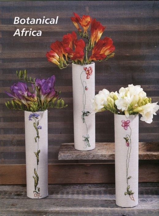 Отличный журнал вышивки Marie Barber - Cross-Stitch Florals (2) (518x700, 277Kb)