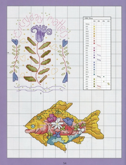 Отличный журнал вышивки Marie Barber - Cross-Stitch Florals (48) (533x700, 282Kb)