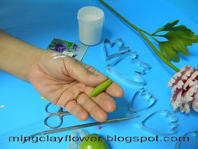 make clay flowers, ทำดอกไม้ดินโบตั๋น,Thai clay flowers_05 (400x300, 28Kb)