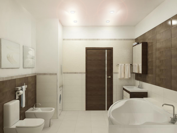 Дизайн ванной комнаты - все интерьеры маленьких и больших помещений.