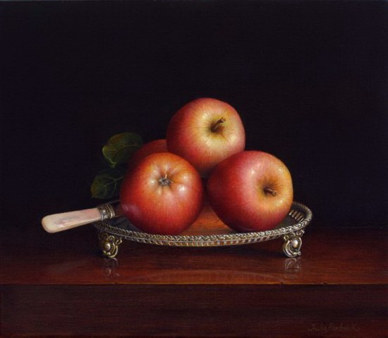 Apples & Silver Tray (550x479, 33Kb)