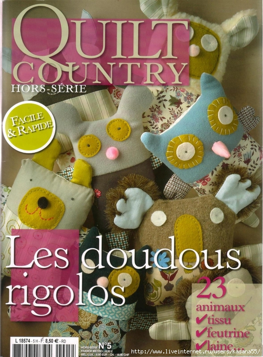 Quilt Country Les Doudous Rigolos 01 (514x700, 341Kb)