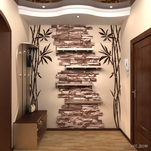 Оформление узкого коридора - особенности, освещение, мебель и прочие мелочи - Прихожая гуру