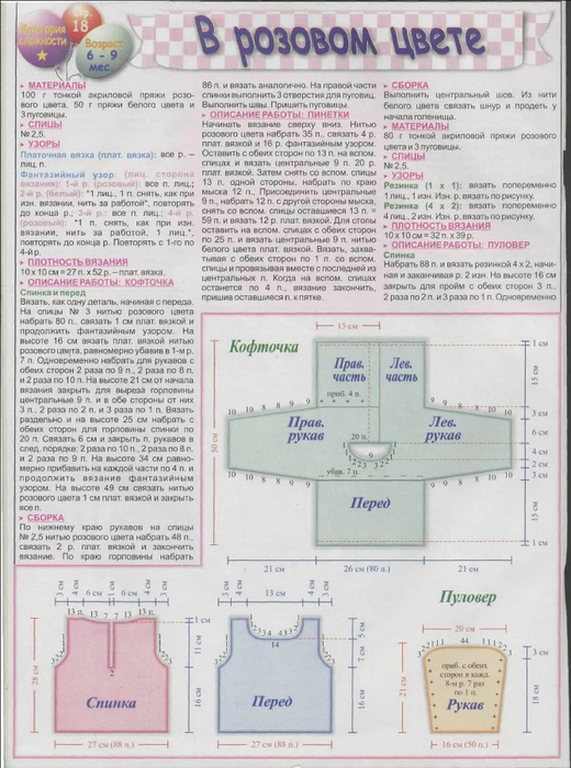 Журнал вязание спицами для детей со схемами бесплатно
