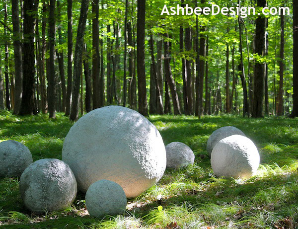 Декоративные шары из цемента для сада. Идеи и мастер-класс (23) (600x461, 146Kb)