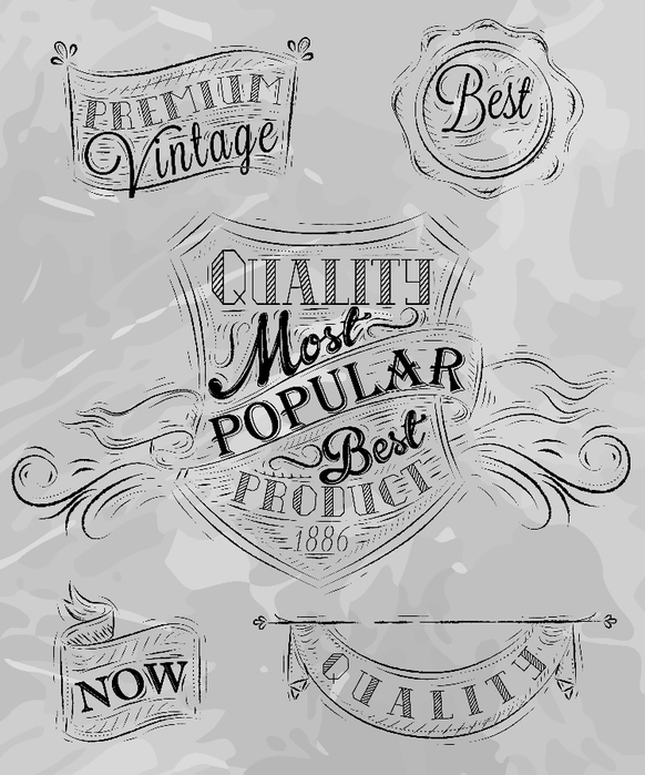 Vintage labels beer and coffee 4 (582x700, 221Kb)
