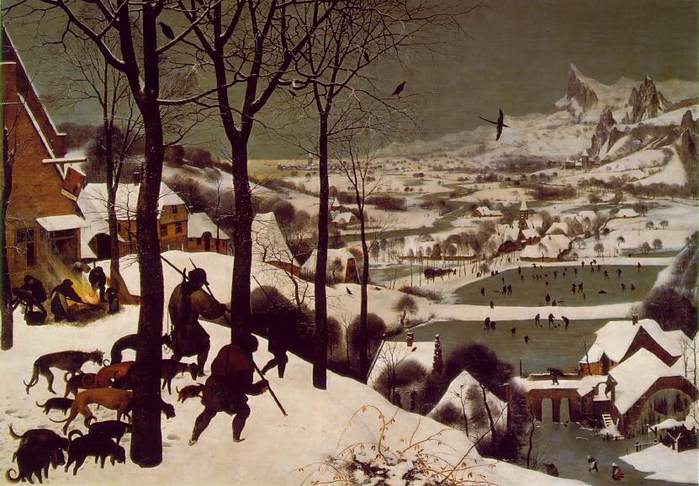 HUNTERS_IN_THE_SNOW bruegel (700x486, 66Kb)