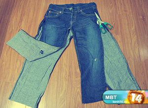 Пошив жилетки из старых джинсов