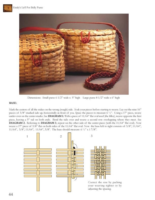 Lyn Syler - A Basketmaker's Odyssey. Over, Under, Around & Through. 24 Great Basket Patterns from Easy Beginner to More Challenging Advanced - 2007_46 (540x700, 177Kb)