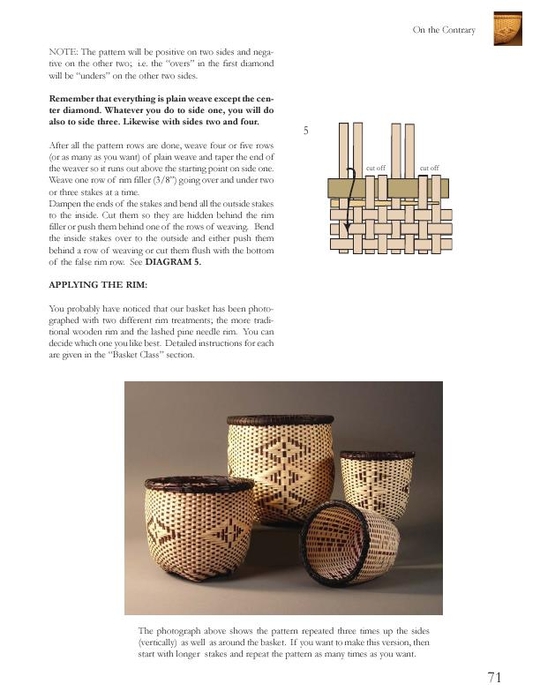 Lyn Syler - A Basketmaker's Odyssey. Over, Under, Around & Through. 24 Great Basket Patterns from Easy Beginner to More Challenging Advanced - 2007_73 (540x700, 145Kb)