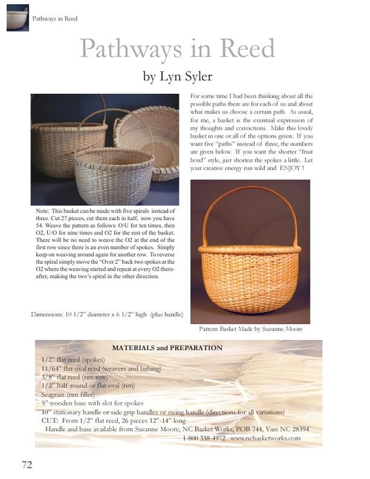Lyn Syler - A Basketmaker's Odyssey. Over, Under, Around & Through. 24 Great Basket Patterns from Easy Beginner to More Challenging Advanced - 2007_74 (540x700, 179Kb)