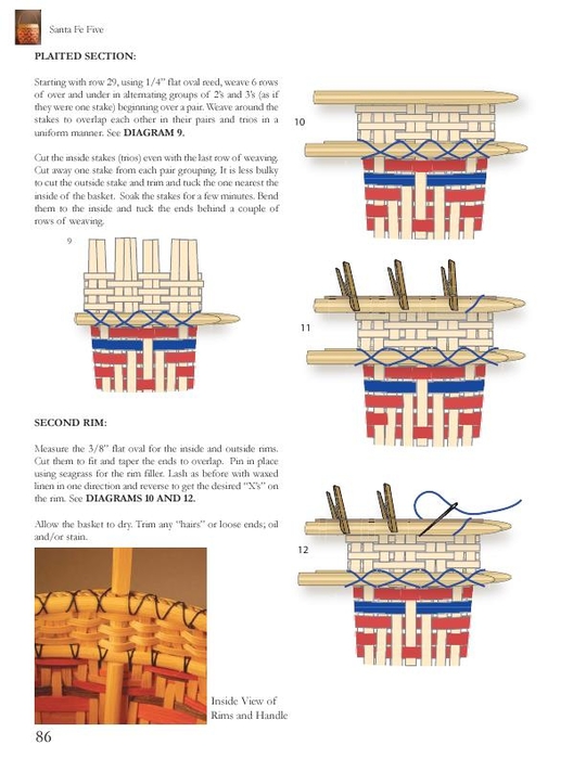 Lyn Syler - A Basketmaker's Odyssey. Over, Under, Around & Through. 24 Great Basket Patterns from Easy Beginner to More Challenging Advanced - 2007_88 (540x700, 178Kb)