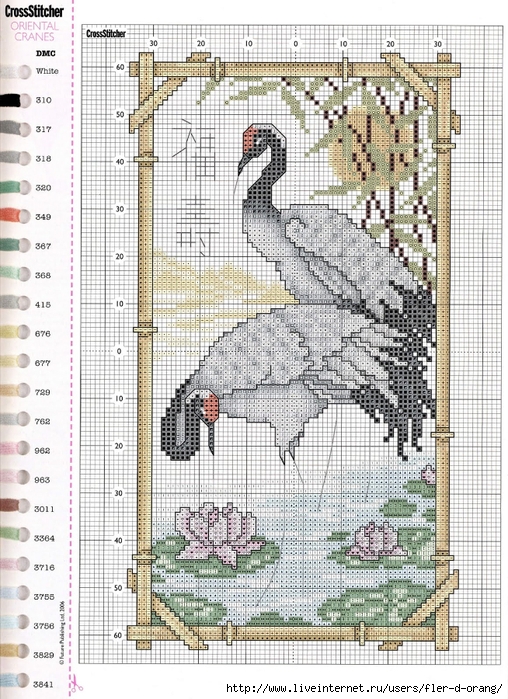 68 - Oriental Cranes (508x700, 368Kb)