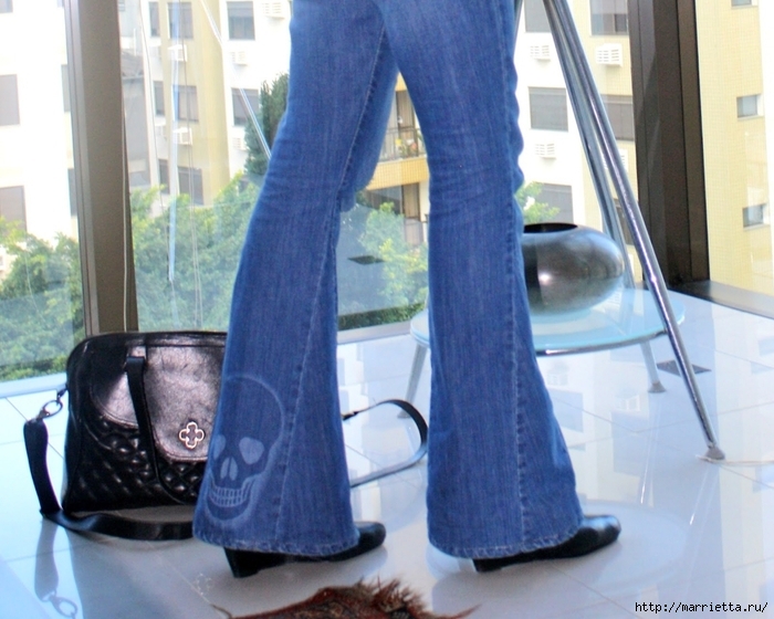 шорты из джинсов, переделка и украшение (29) (700x560, 274Kb)