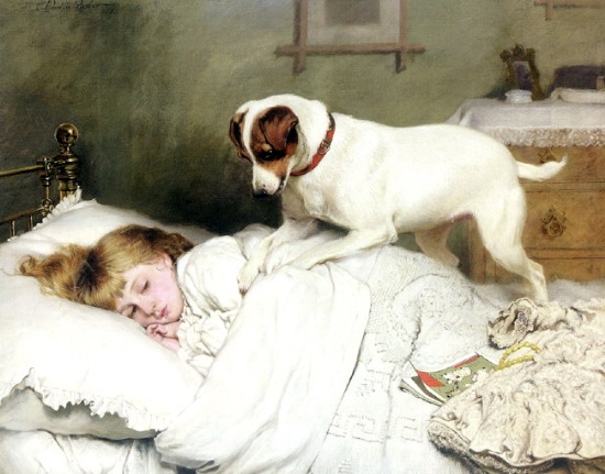 004 _charlesburtonbarbertimetowakeupwithsmoothcoatedfoxterrier188324x30 (550x431, 149Kb)