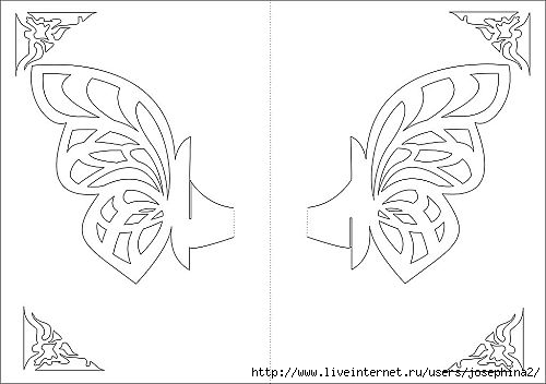 The Art of Kirigami WING OF BUTTERFLY  (500x352, 74Kb)