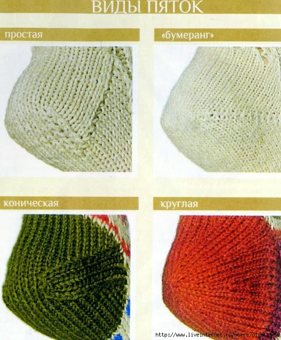 Вязание пяток спицами для начинающих: французское плетение и другие техники, фото красивых изделий