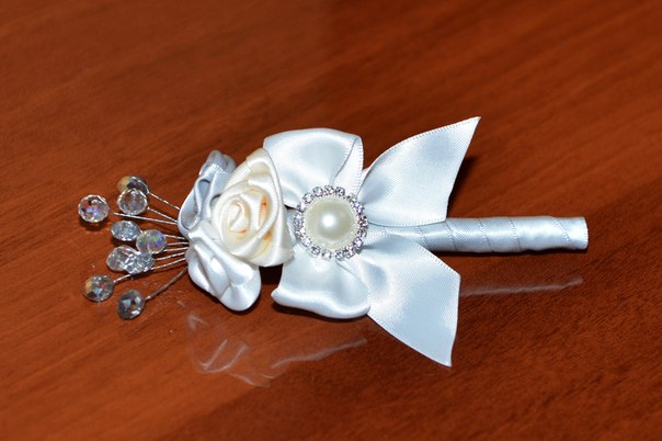 БУТОНЬЕРКА СВОИМИ РУКАМИ ♥ МАСТЕР-КЛАСС ♥ BOUTONNIERE ♥ DIY