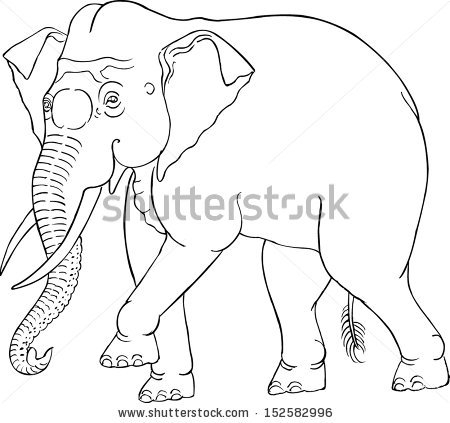 stock-vector-thai-elephant-silhouette-freehand-on-a-white-background-vector-illustration-152582996 (450x423, 83Kb)