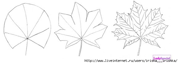 Рисование отпечатками листьев: мастер-класс
