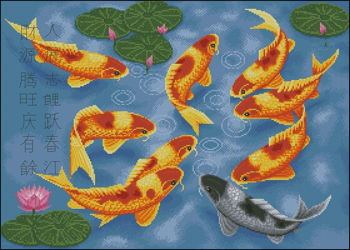 Blessing Fishes (700x500, 355Kb)