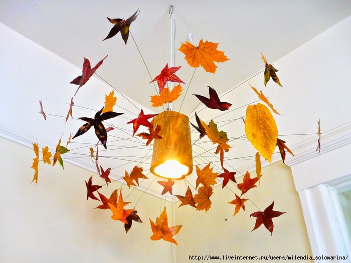 Листья из фетра для фотозоны DIY МК Осенние поделки Осенний декор Фотозона своими руками